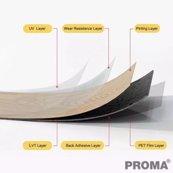 PVC-Vinyl-Flooring-4 พื้นกระเบื้องยาง ลายไม้ ชนิดทากาว Dry Back Vinyl Tiles Floor Wooden FULL-VTNG14